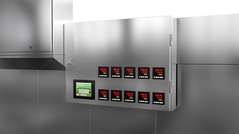 Tunnel Oven Control Panel HMI