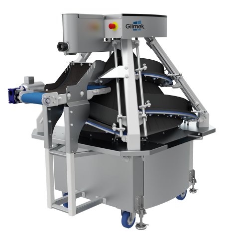 bakery dough handling cone rounder cr400 glimek makes perfectly rounded pieces of dough
