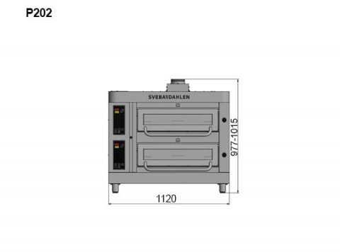 Pizza Oven Sveba Dahlen compact P-Series P202