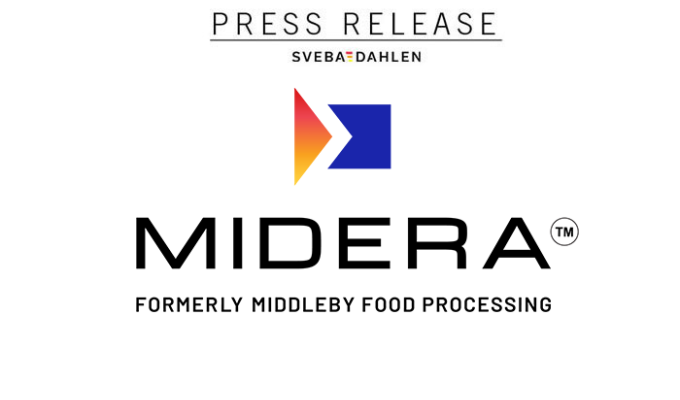 Sveba Dahlen becomes part of midera food processing press release 2026