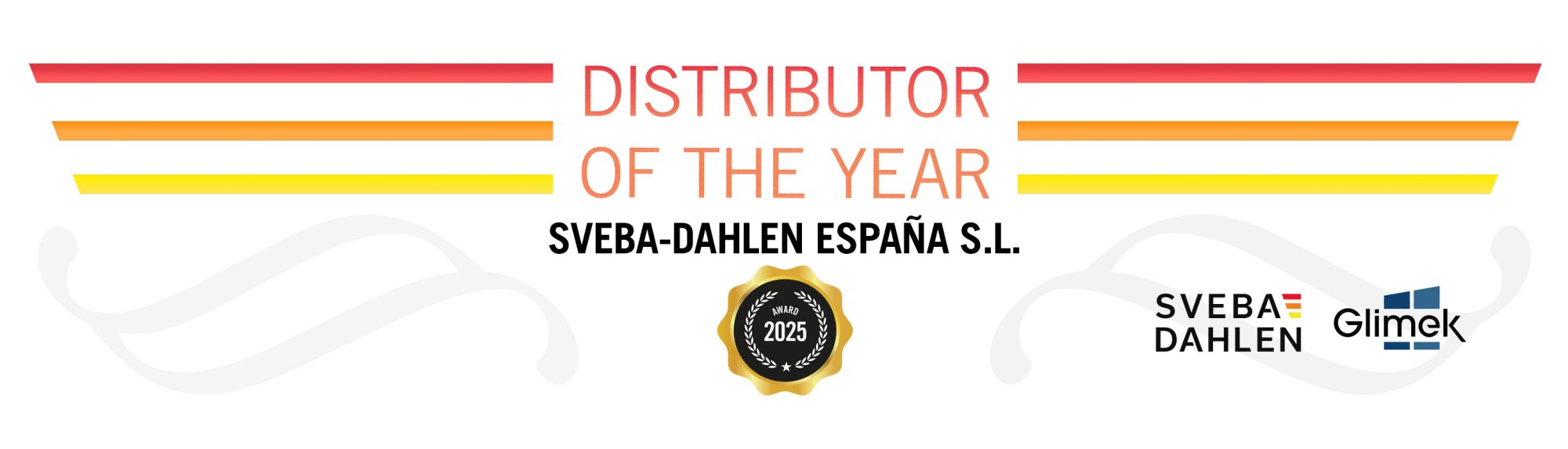 Sveba Dahlen Distributor of the Year 2025 Sveba Dahlen Espana SL
